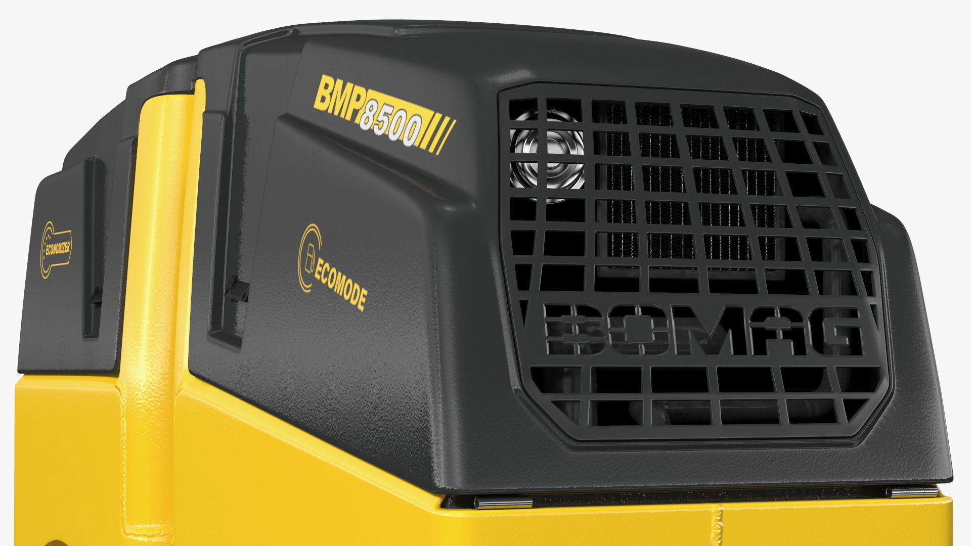 Bomag BMP 8500 Trench Roller Rigged 3D model_15