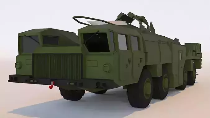 DF- 17 Missile 3D Model Low-poly 3D model