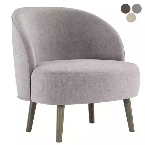 Ginger easy chair by Tirolo 3D model