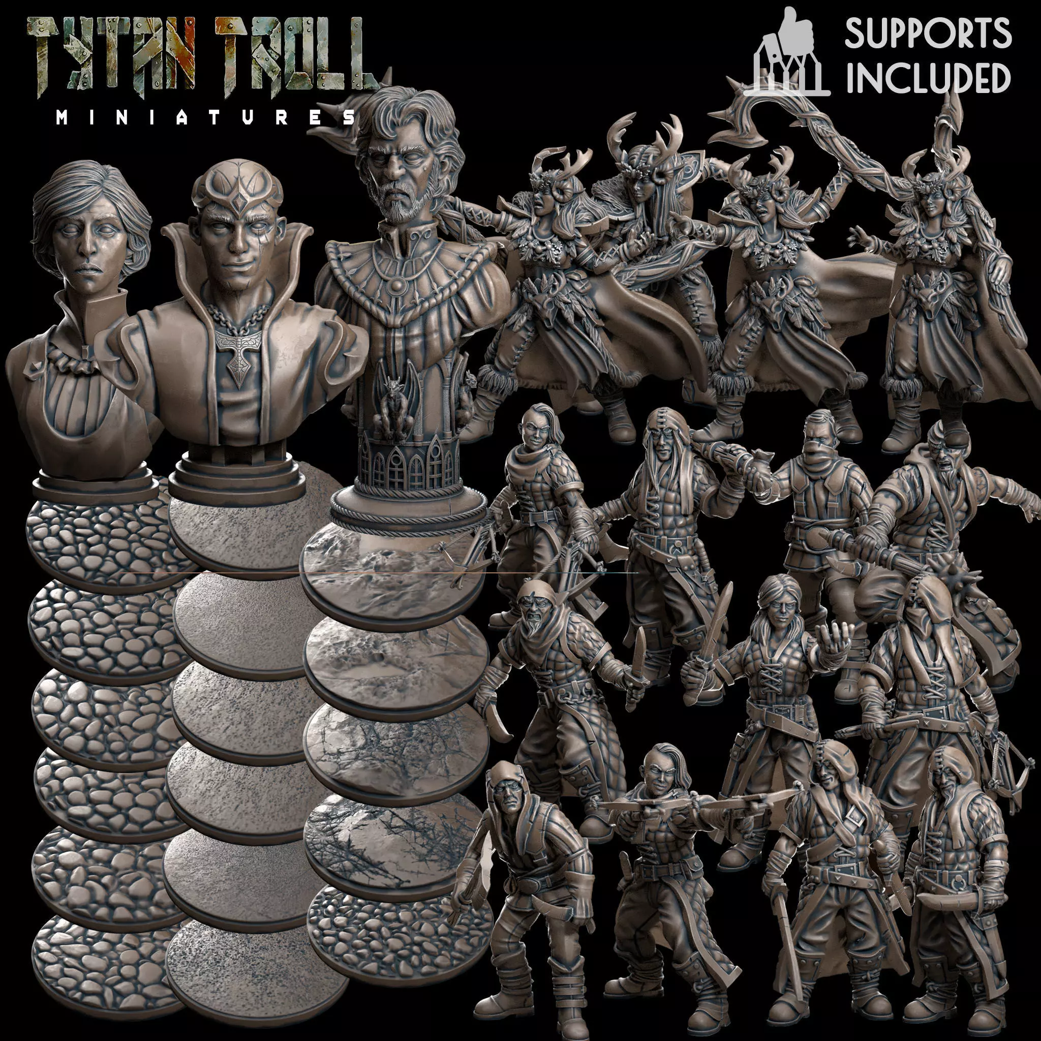 July Release Pack - Pre-Supported 3D print model_0
