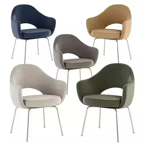 Saarinen Executive Armchair by Knoll Boucle