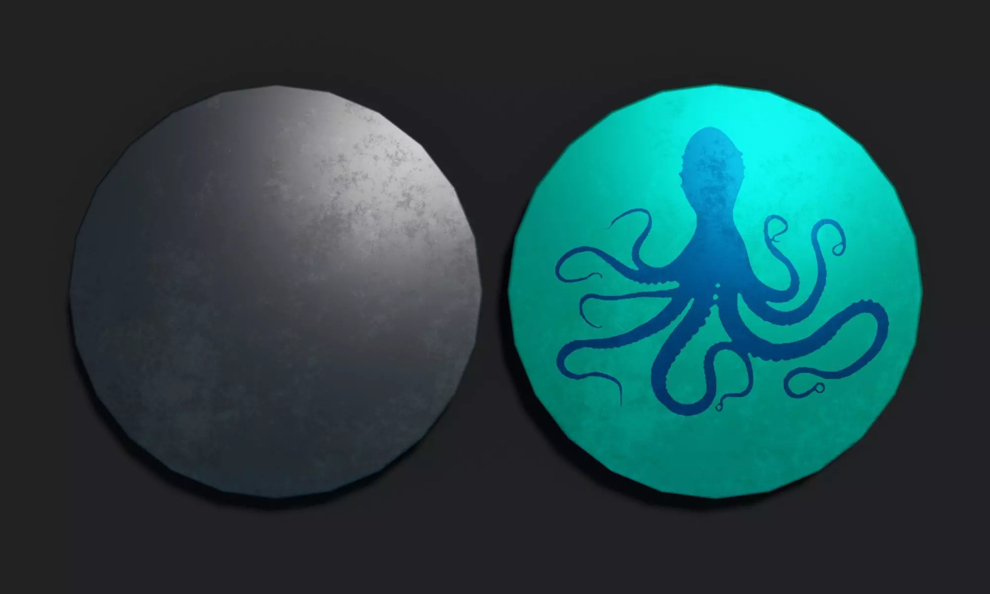 Rotella Shield Low-poly 3D model