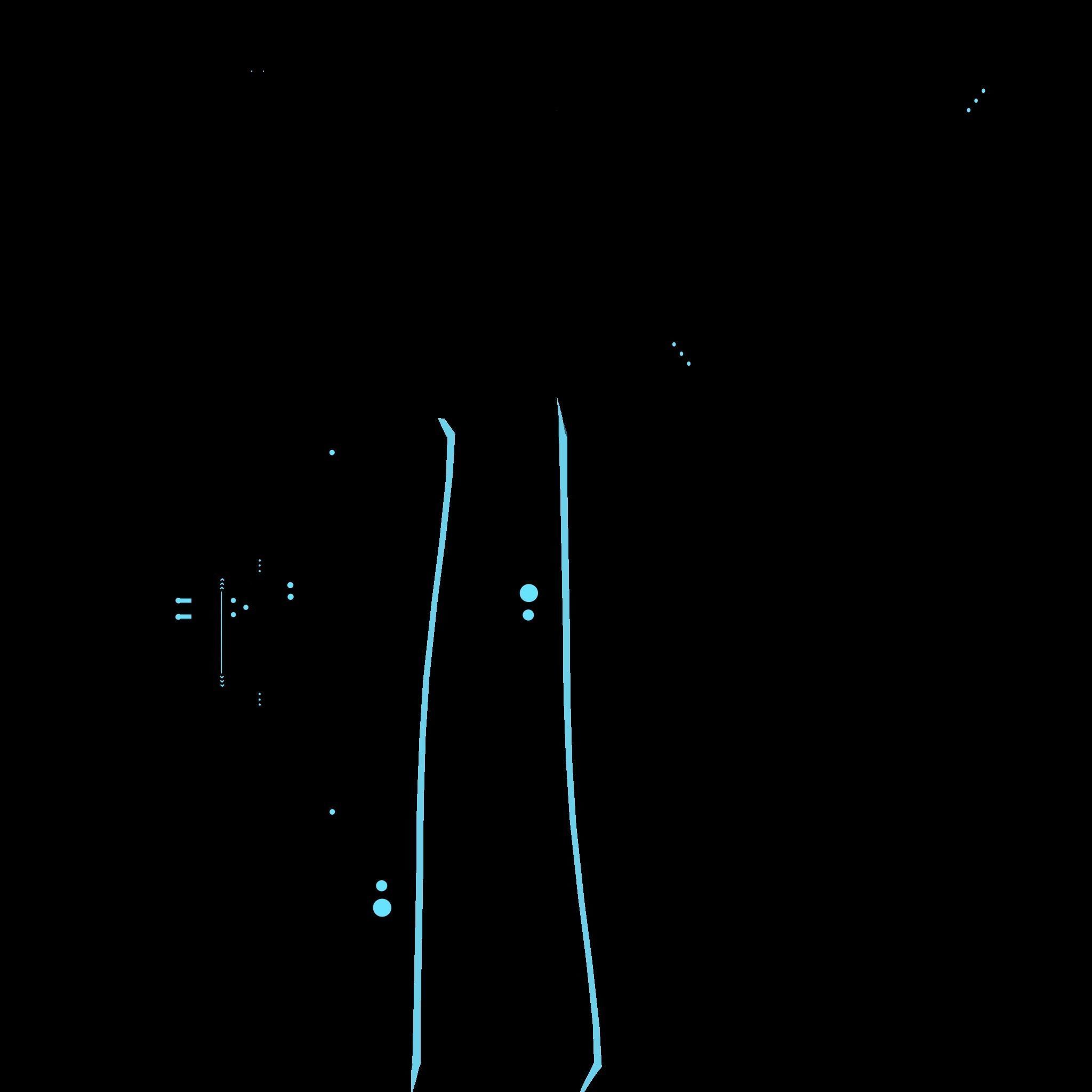 SciFi Glasses F07 Black Grid - Character Design Fashion Low-poly 3D model_18