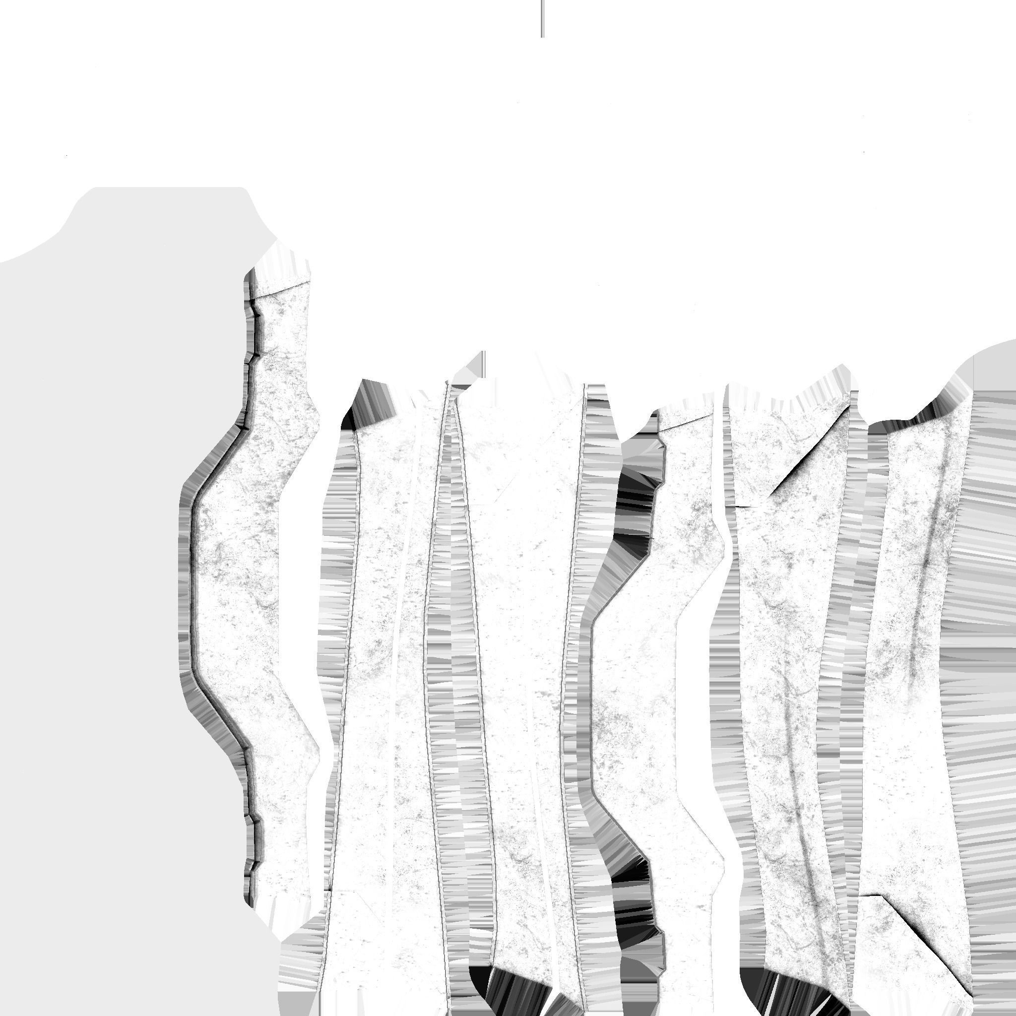 SciFi Glasses F09 Steel Light - Character Design Fashion Low-poly 3D model_19