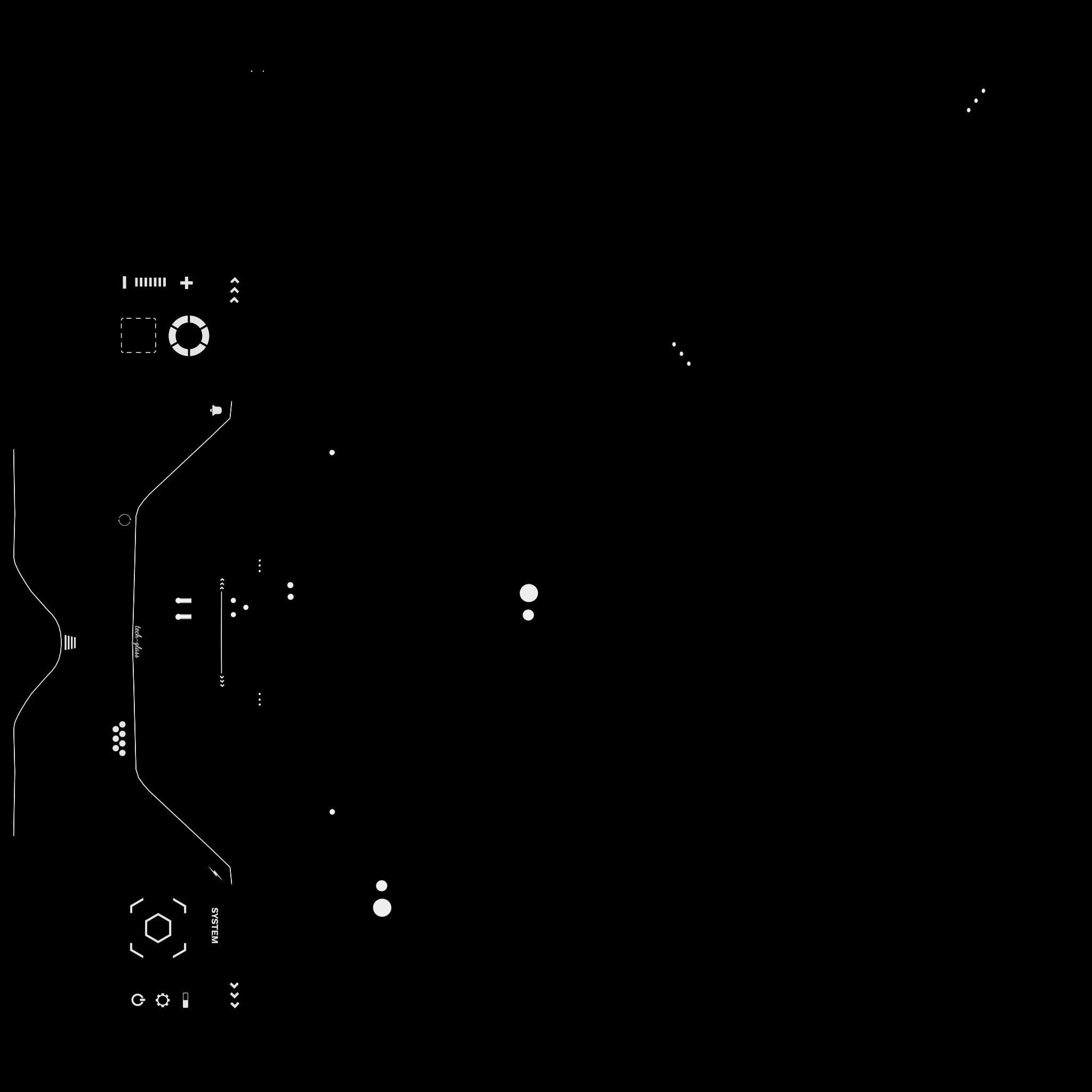 SciFi Glasses F09 Steel Light - Character Design Fashion Low-poly 3D model_17
