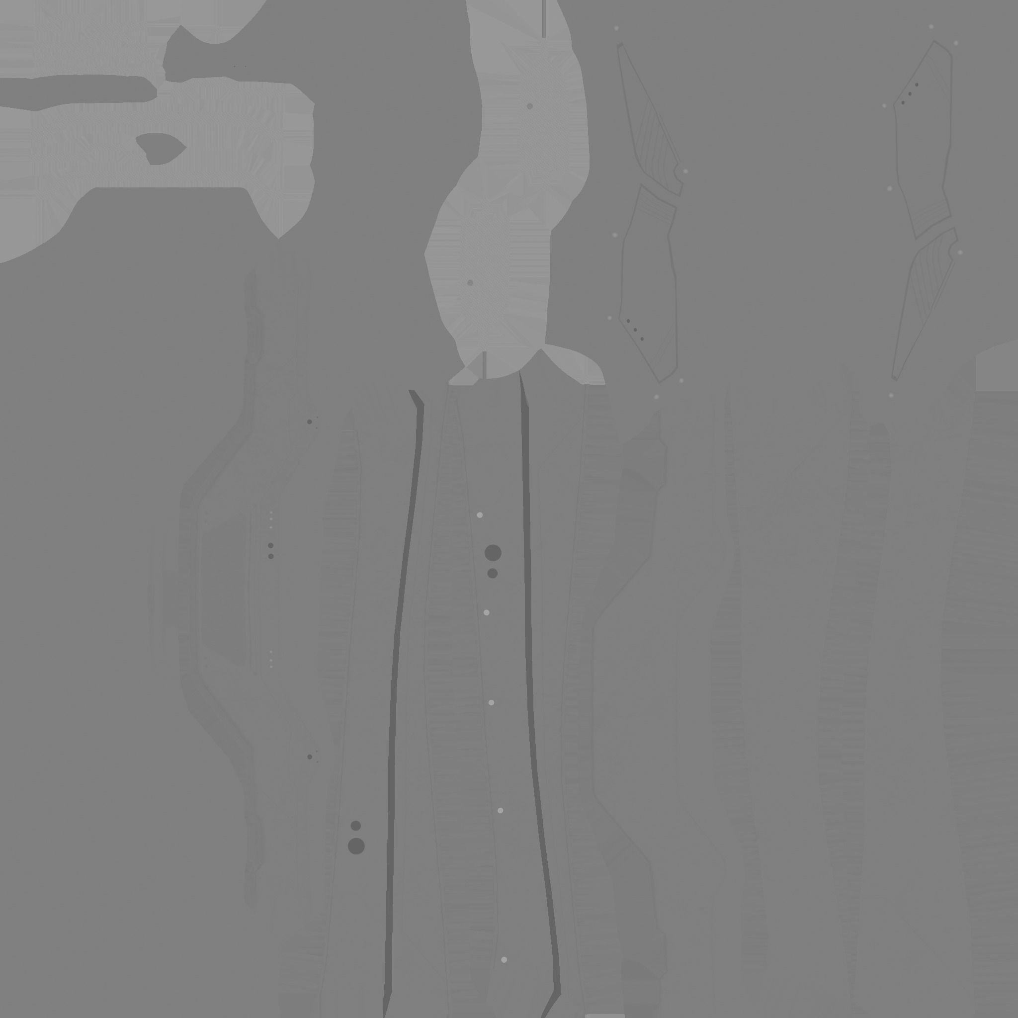 SciFi Glasses F09 Steel Light - Character Design Fashion Low-poly 3D model_18