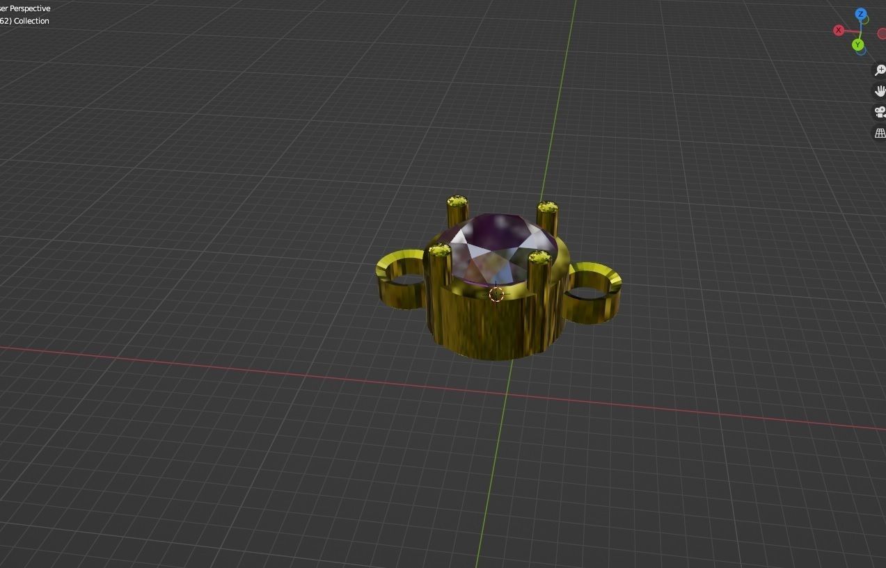 Peace for barcelets with stone  Free 3D print model_1