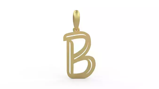 Initial Letters Pendant Quoote B