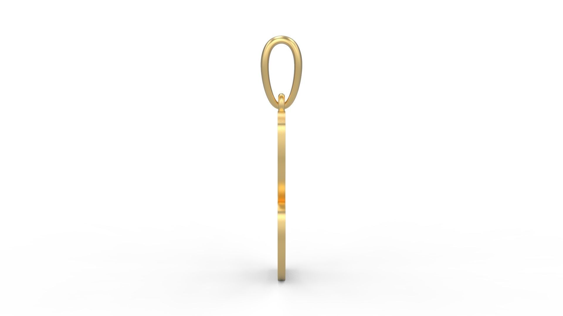 Initial Letters Pendant Quoote B 3D print model_2