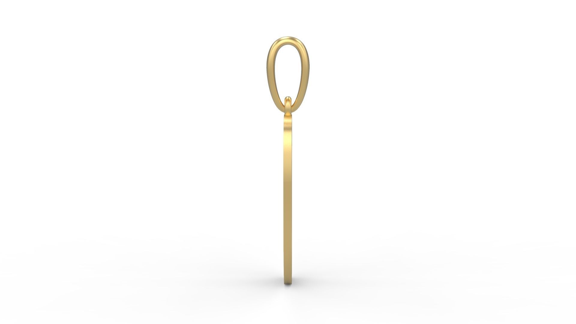 Initial Letters Pendant Quoote D 3D print model_2