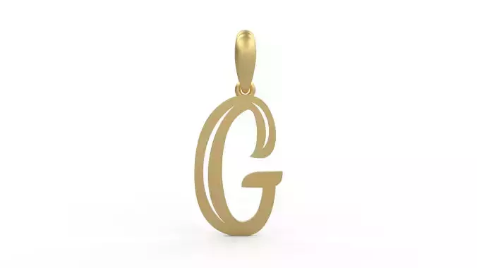 Initial Letters Pendant Quoote G