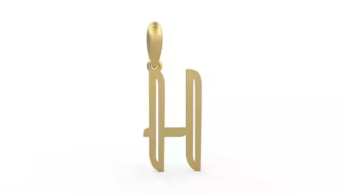 Initial Letters Pendant Quoote H