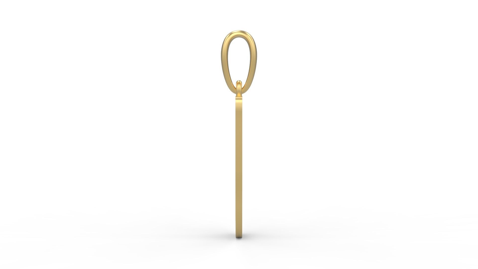 Initial Letters Pendant Quoote J 3D print model_2