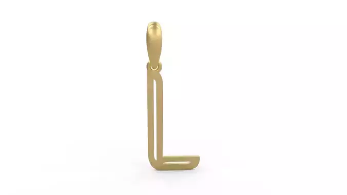Initial Letters Pendant Quoote L