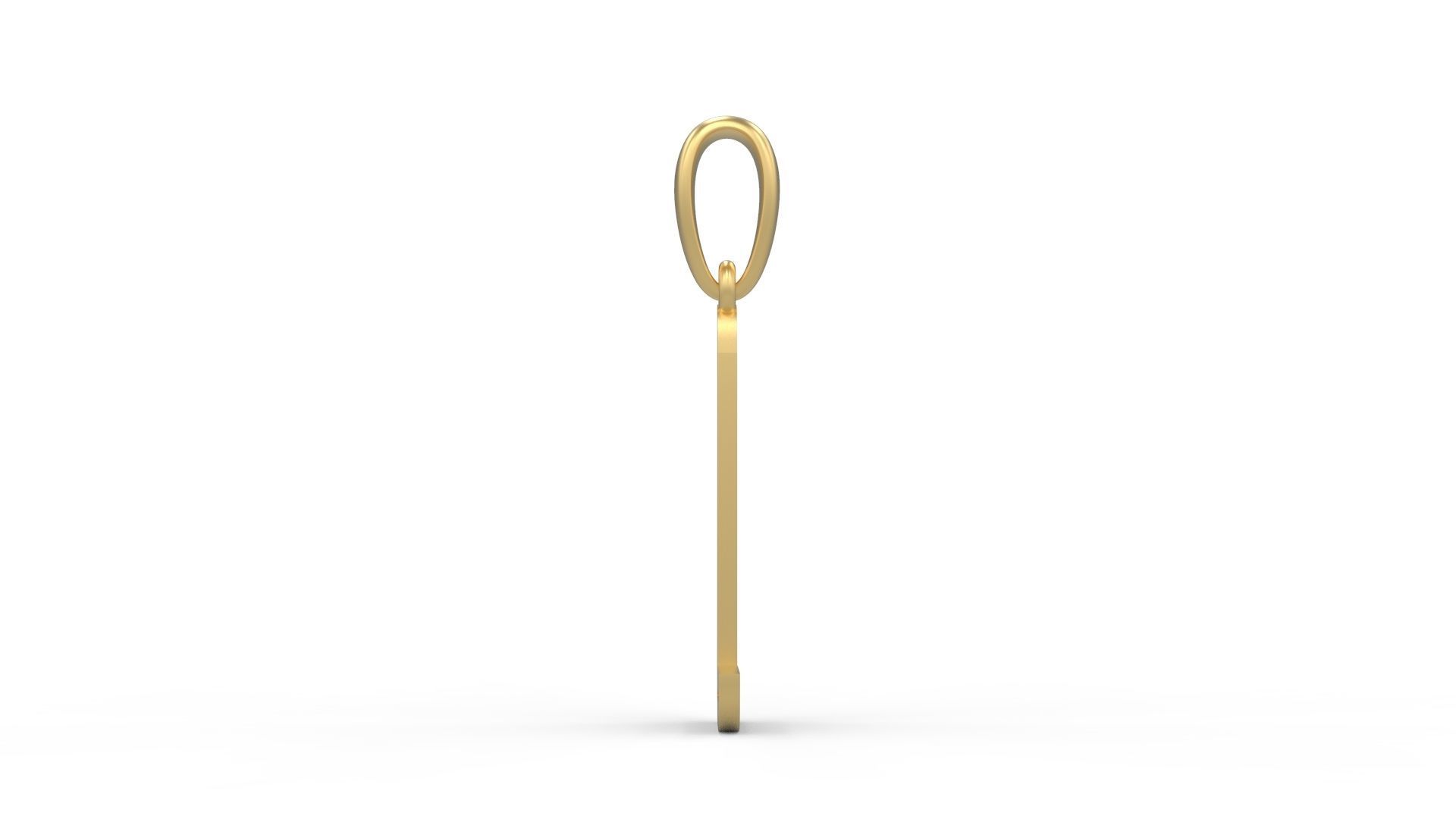 Initial Letters Pendant Quoote L 3D print model_2