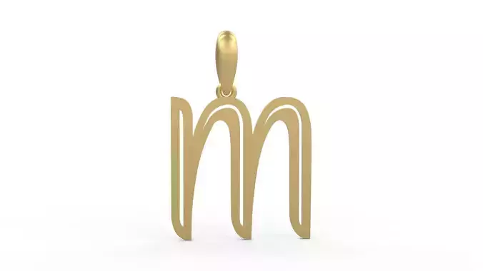 Initial Letters Pendant Quoote M