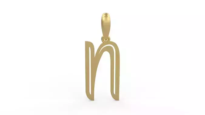 Initial Letters Pendant Quoote N