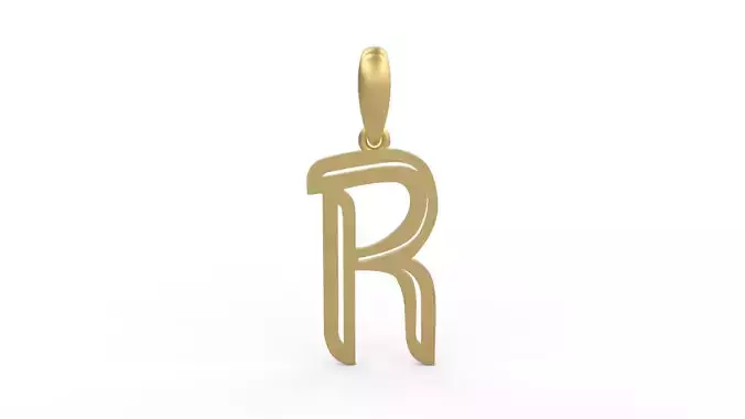 Initial Letters Pendant Quoote R