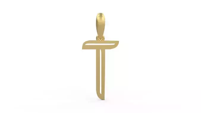 Initial Letters Pendant Quoote T