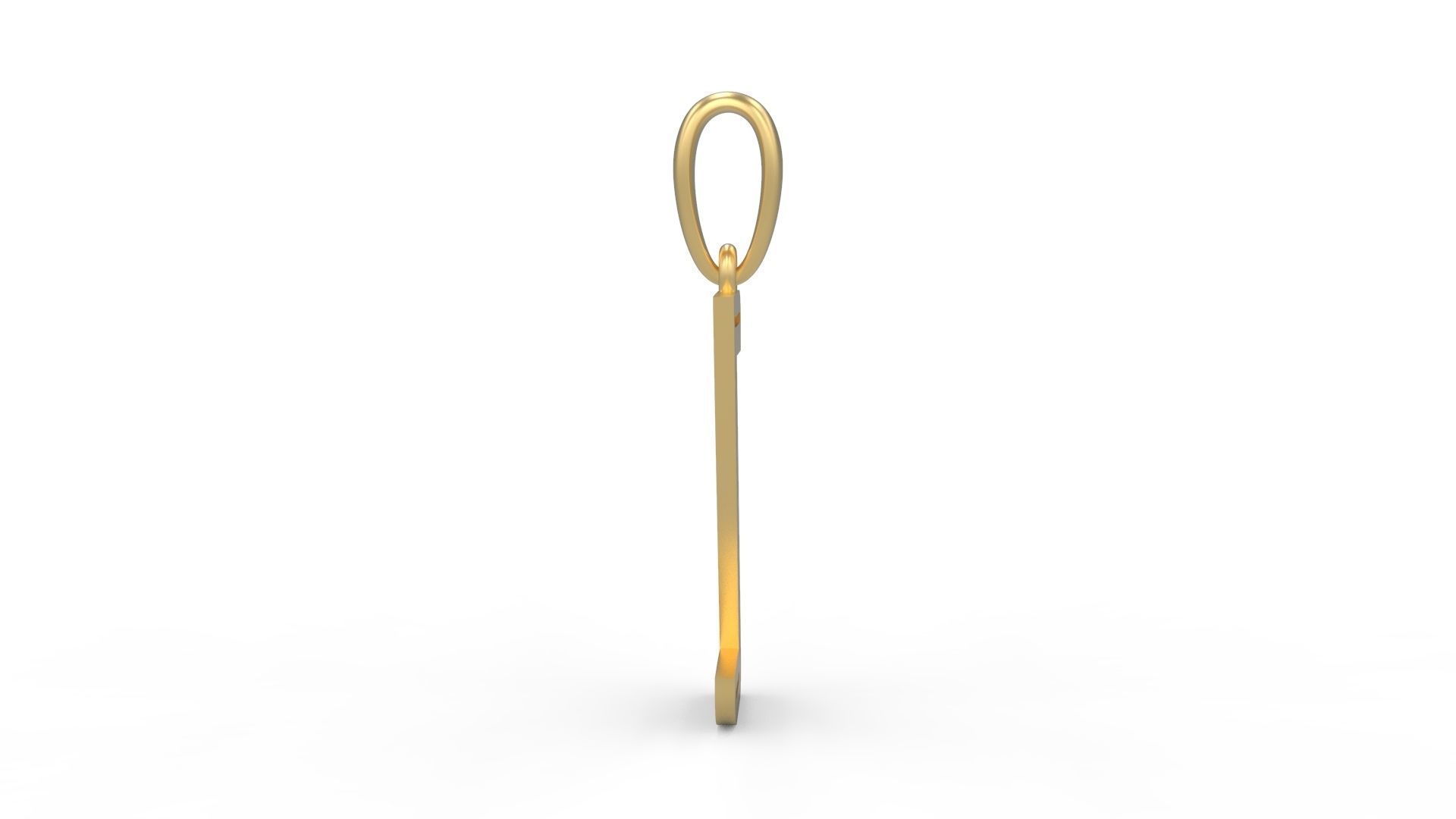 Initial Letters Pendant Quoote Z 3D print model_2