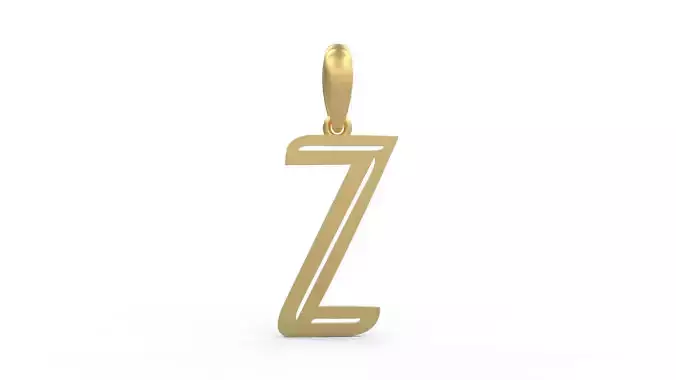 Initial Letters Pendant Quoote Z