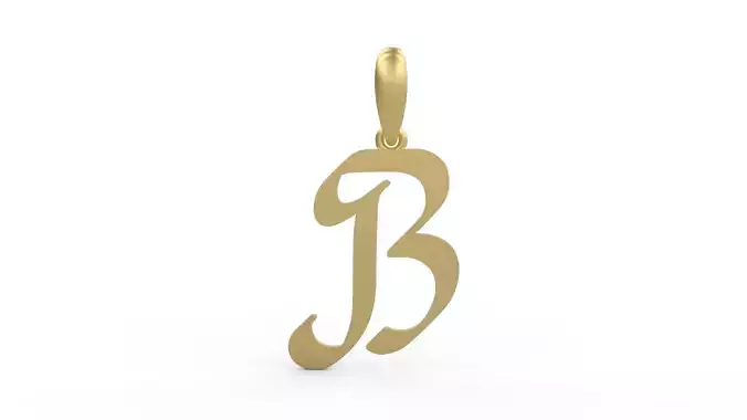 Initial Letters Pendant Reclaim Glory B