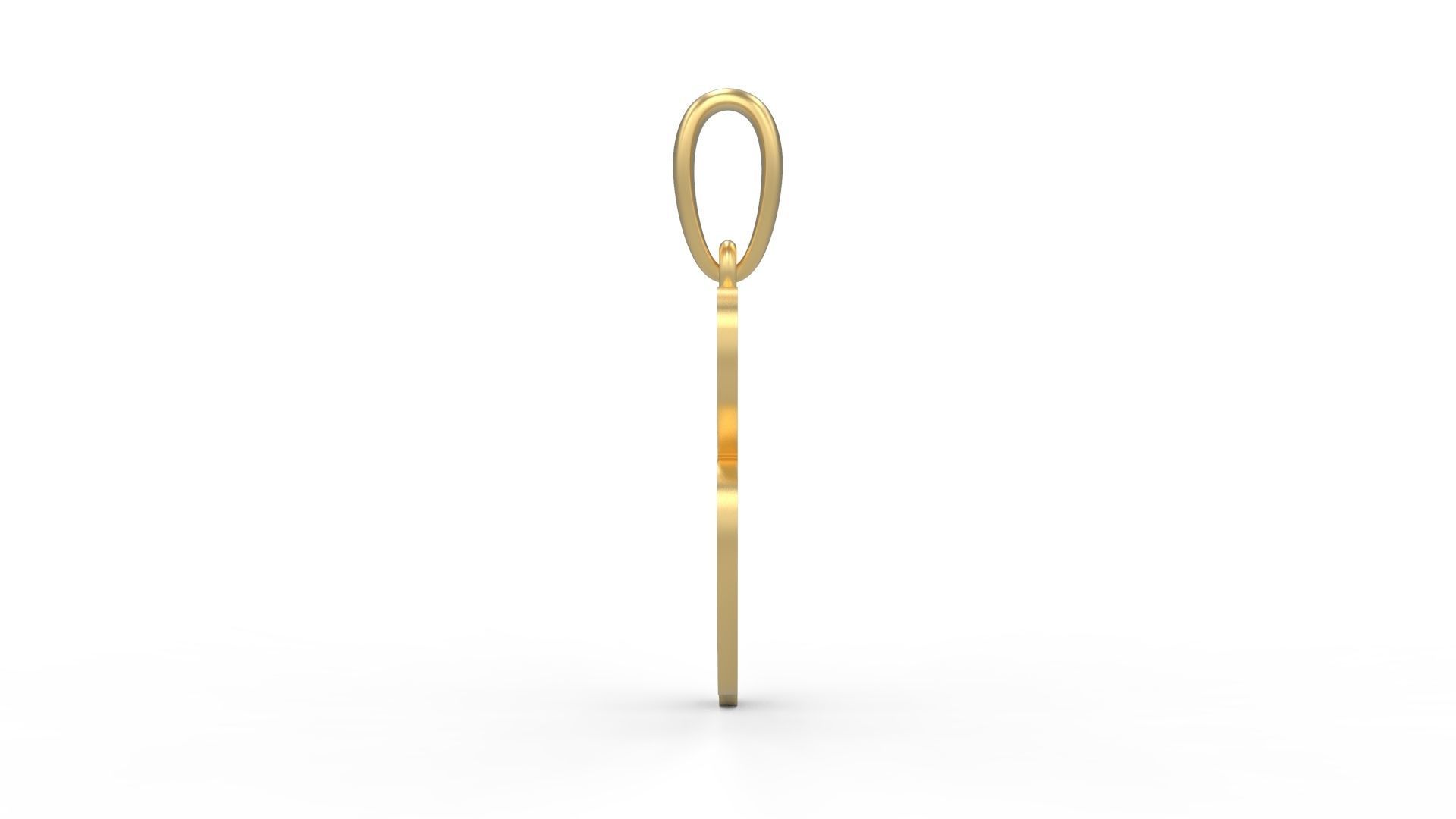 Initial Letters Pendant Reclaim Glory B 3D print model_2