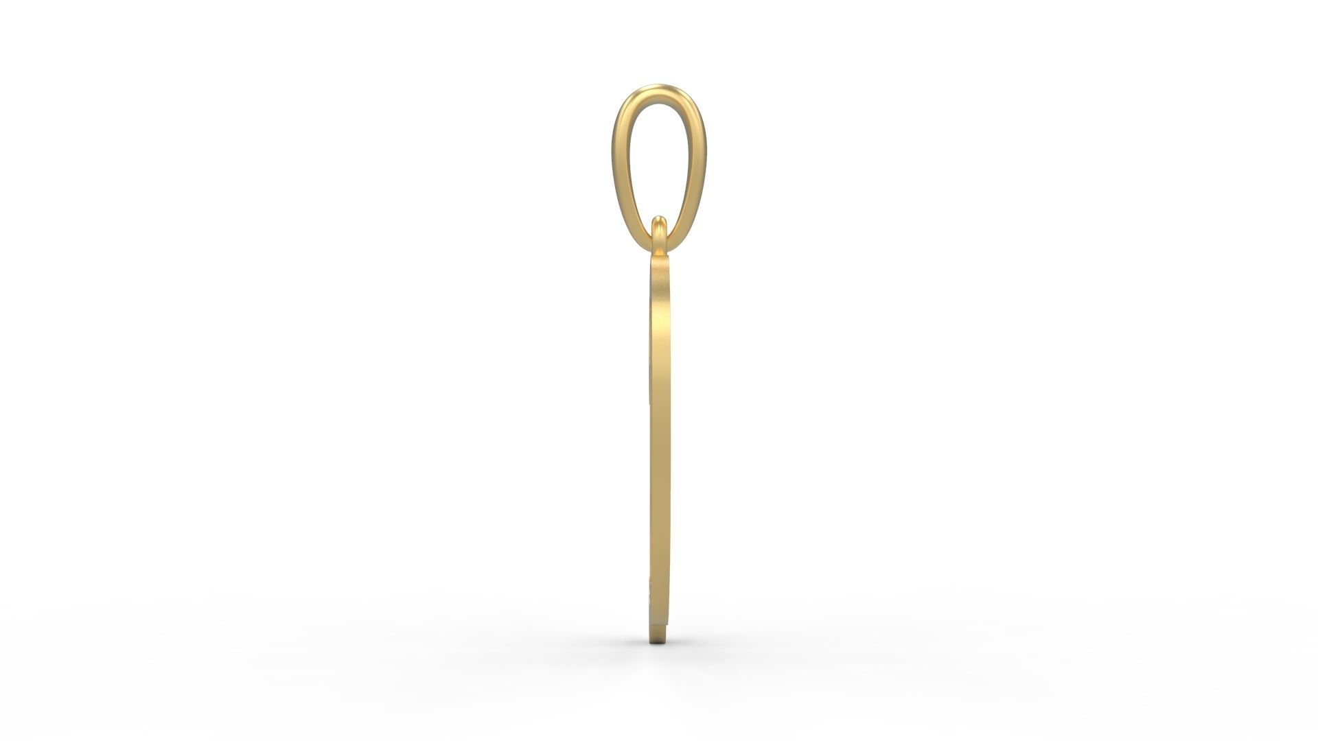 Initial Letters Pendant Reclaim Glory D 3D print model_2