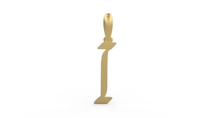 Initial Letters Pendant Reclaim Glory I 3D print model