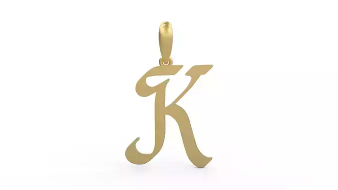 Initial Letters Pendant Reclaim Glory K