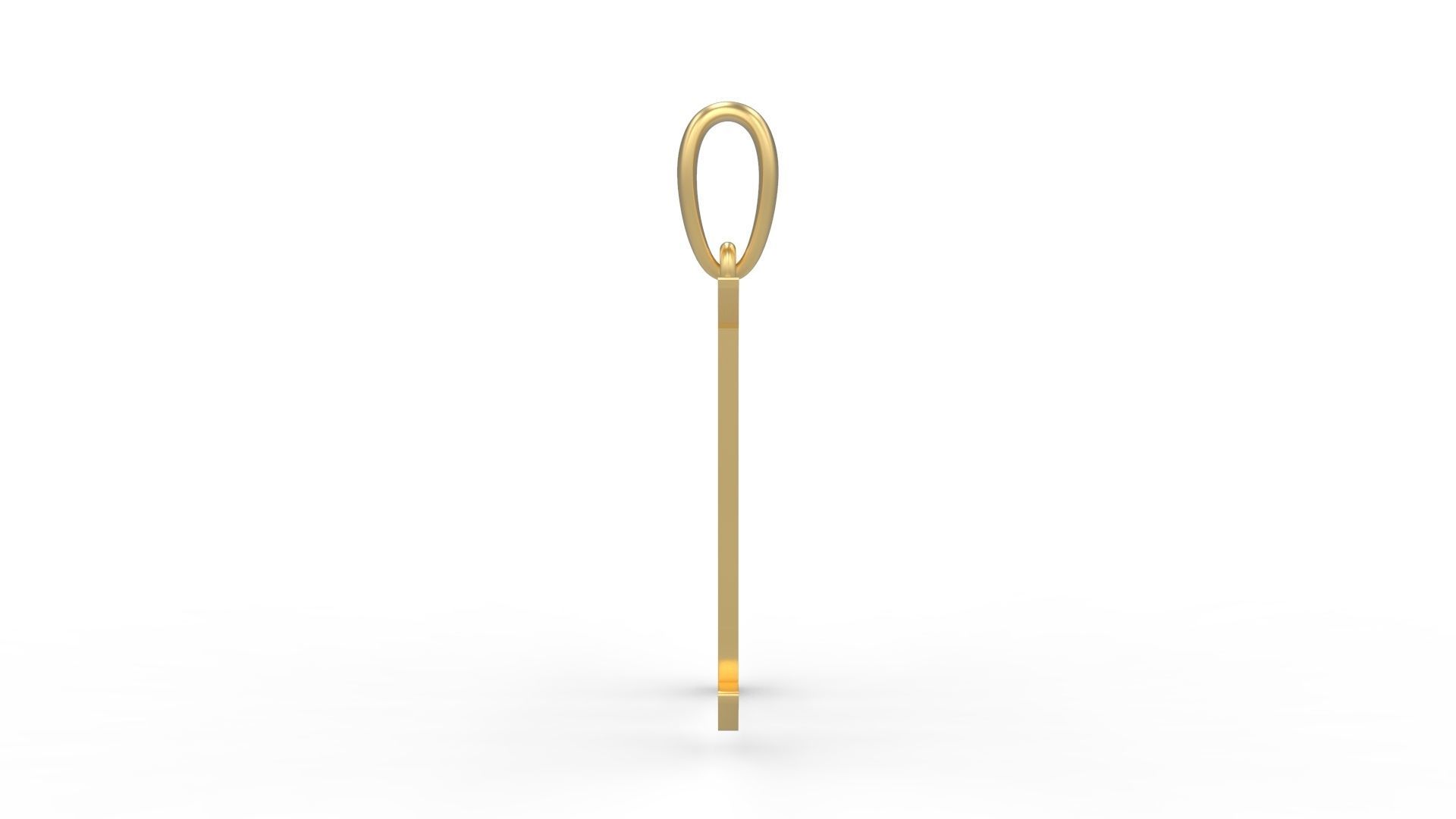 Initial Letters Pendant Reclaim Glory M 3D print model_2