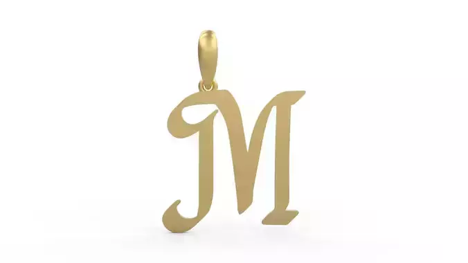 Initial Letters Pendant Reclaim Glory M