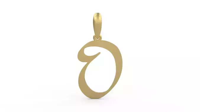 Initial Letters Pendant Reclaim Glory O