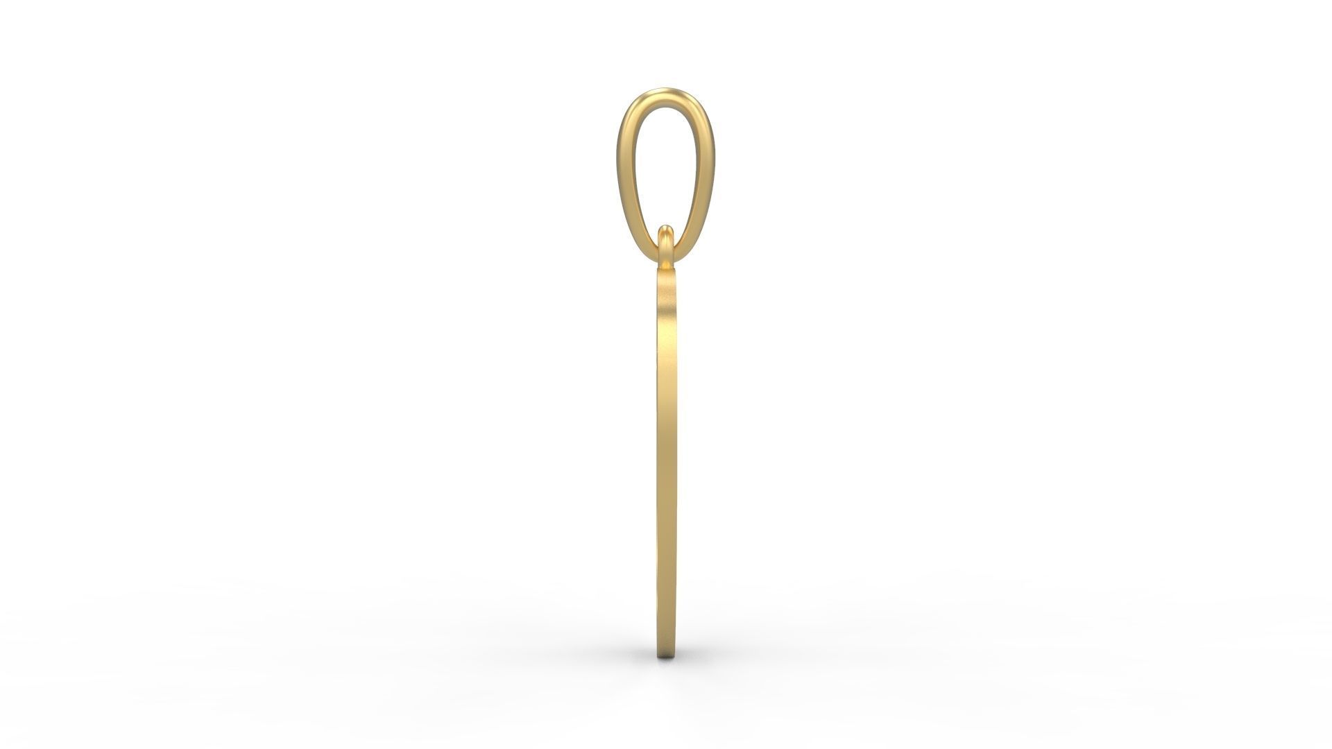 Initial Letters Pendant Reclaim Glory O 3D print model_2