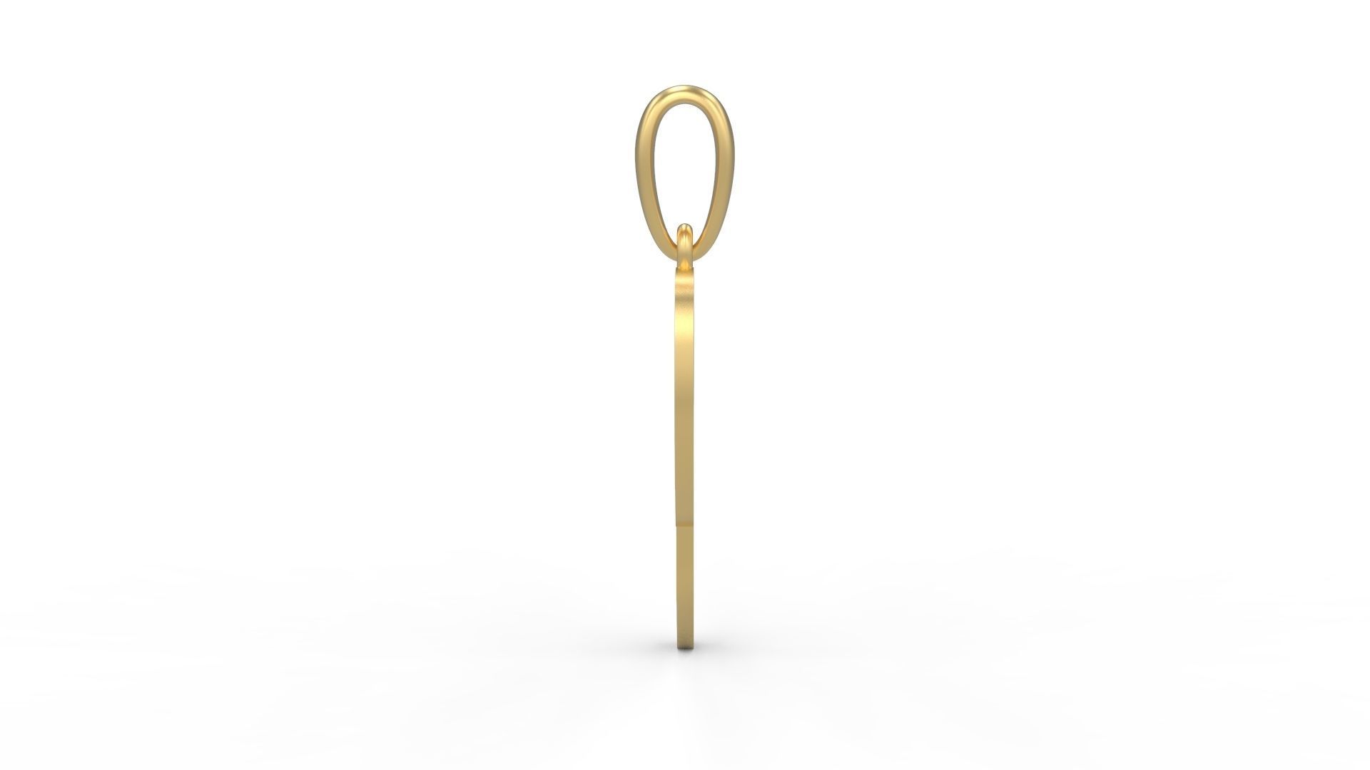 Initial Letters Pendant Reclaim Glory P 3D print model_2