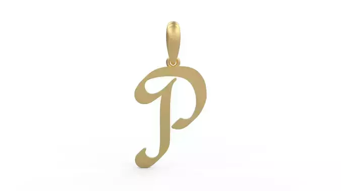 Initial Letters Pendant Reclaim Glory P