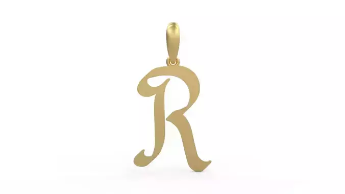 Initial Letters Pendant Reclaim Glory R