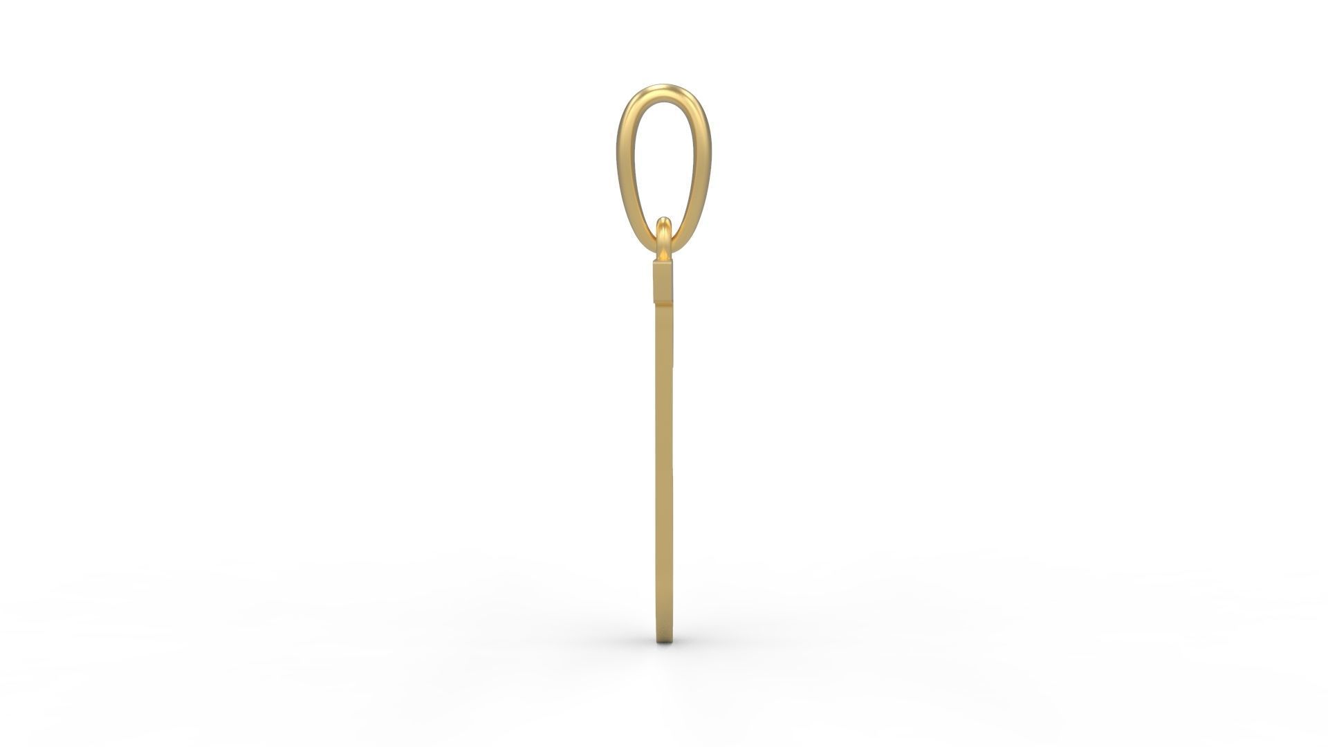 Initial Letters Pendant Reclaim Glory T 3D print model_2