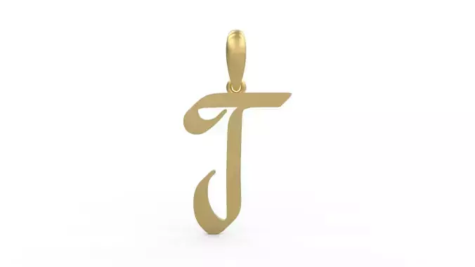 Initial Letters Pendant Reclaim Glory T
