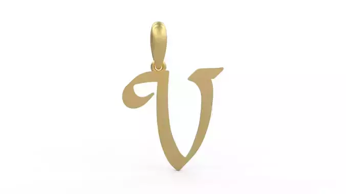 Initial Letters Pendant Reclaim Glory V