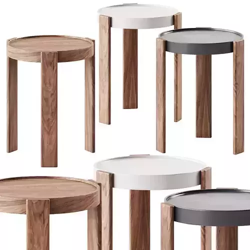 Wood Stacking Side Table West Elm