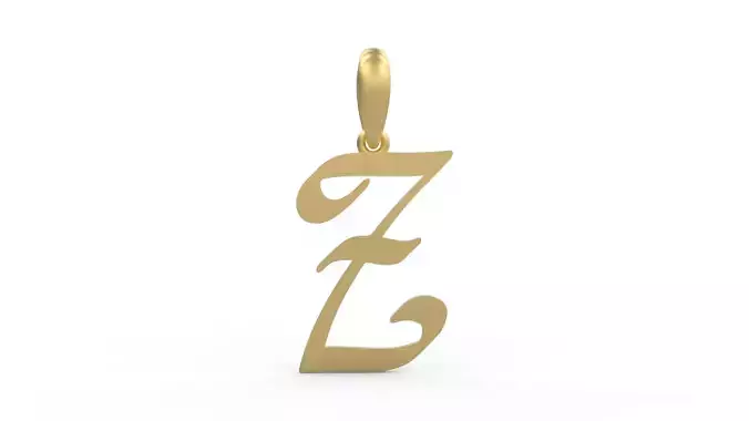 Initial Letters Pendant Reclaim Glory Z