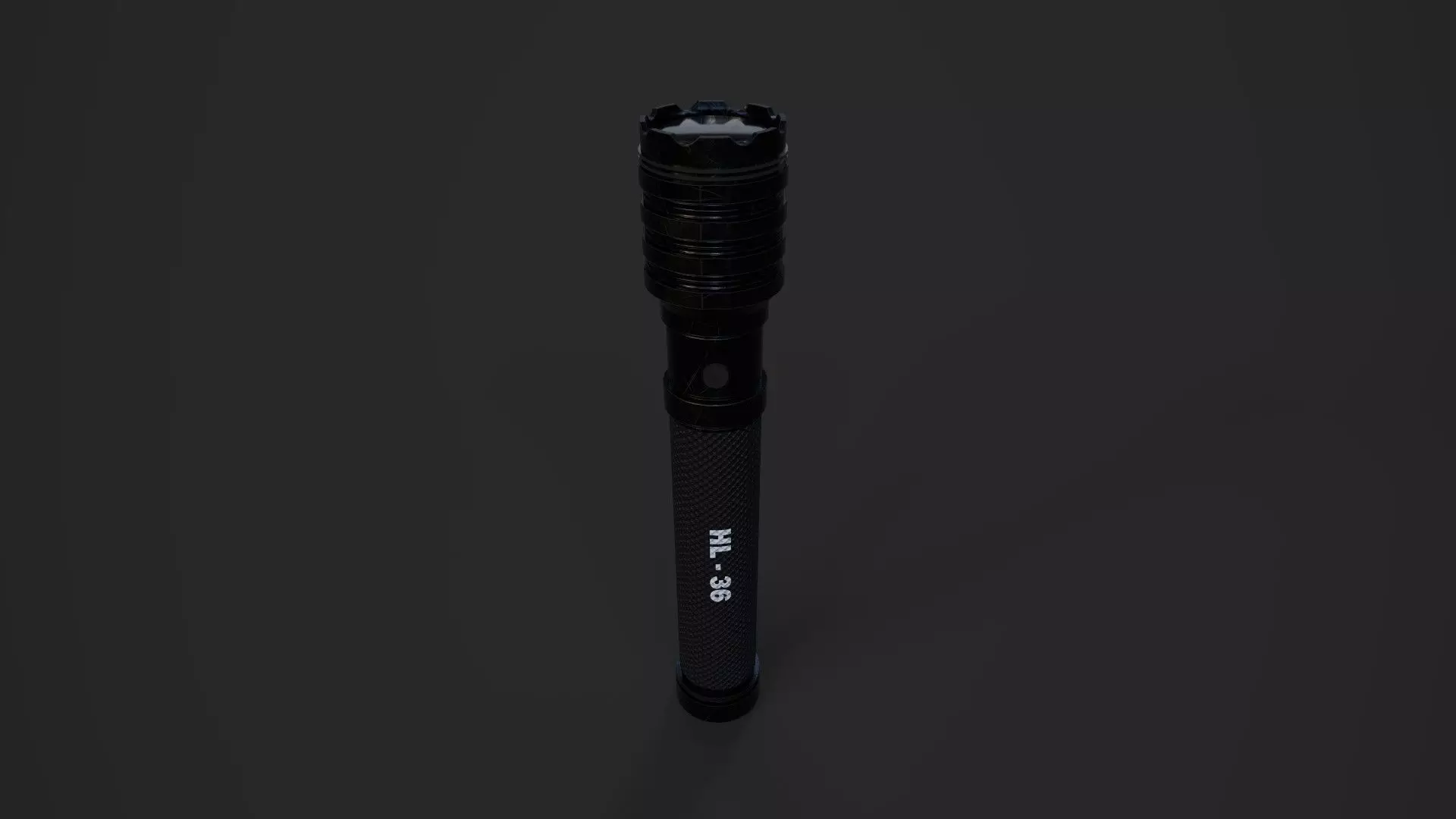 Flashlight HL - 36 Low-poly 3D model