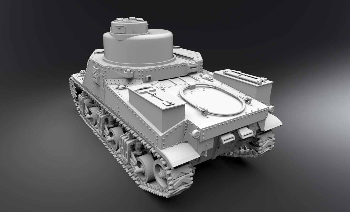 M3 Gen Lee Scale model  3D print model_2