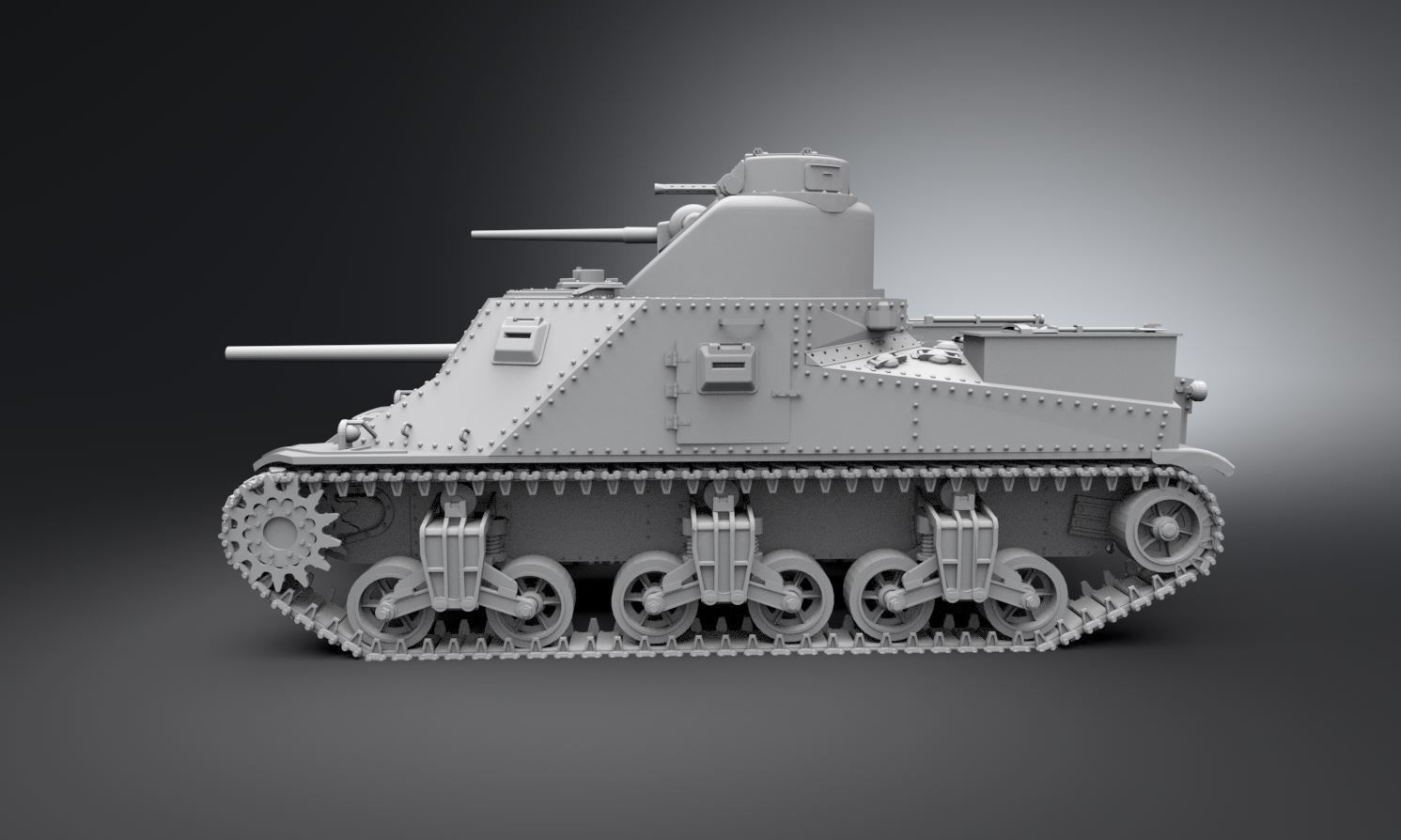 M3 Gen Lee Scale model  3D print model_1