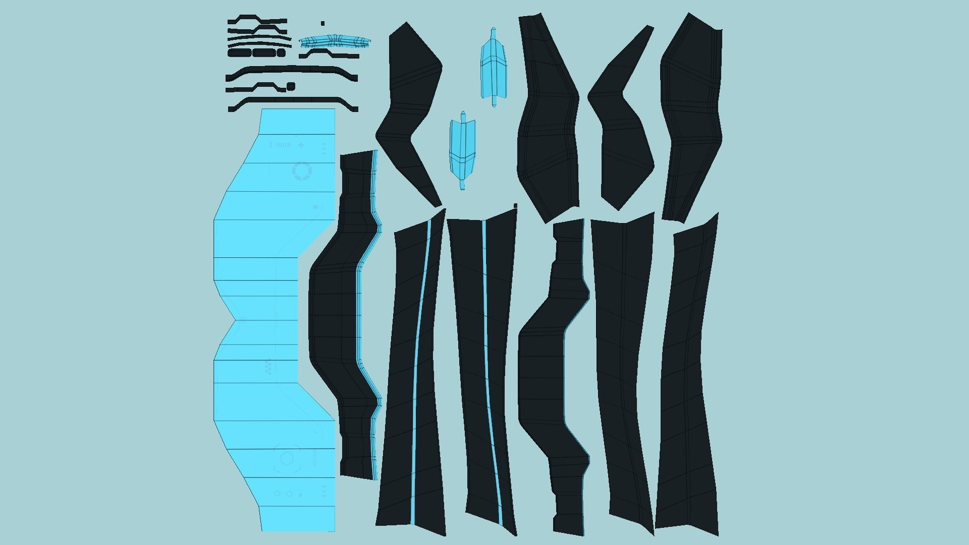 10 SciFi Glasses F Collection - Character Design Fashion _69