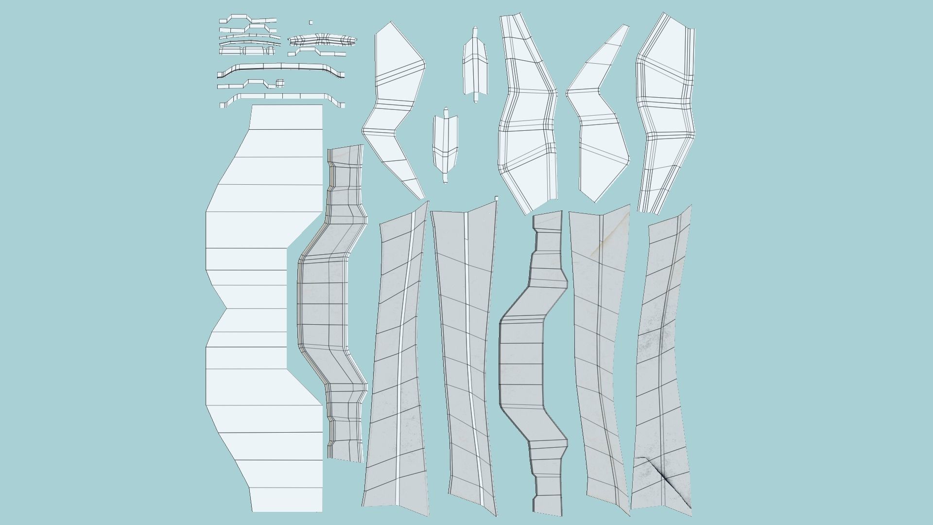 10 SciFi Glasses F Collection - Character Design Fashion _77