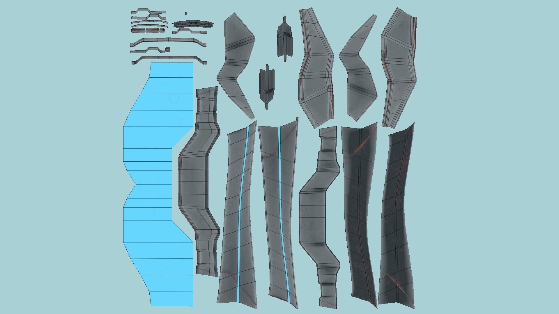 10 SciFi Glasses F Collection - Character Design Fashion _73