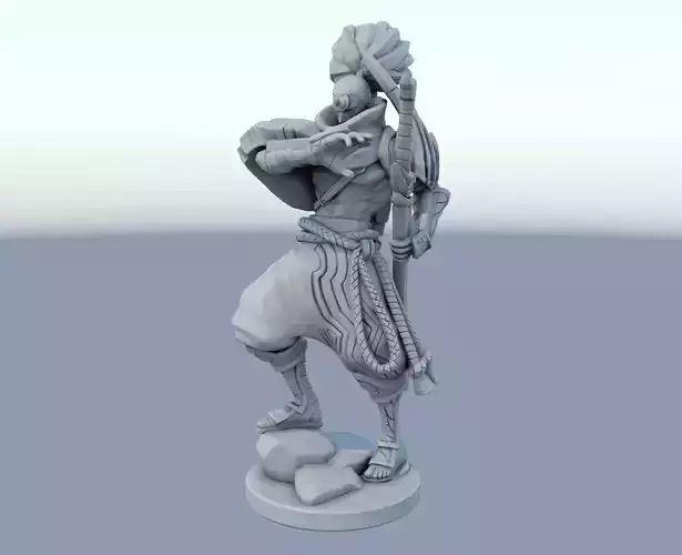 yasuo League of Legends 3D print model 3D print model