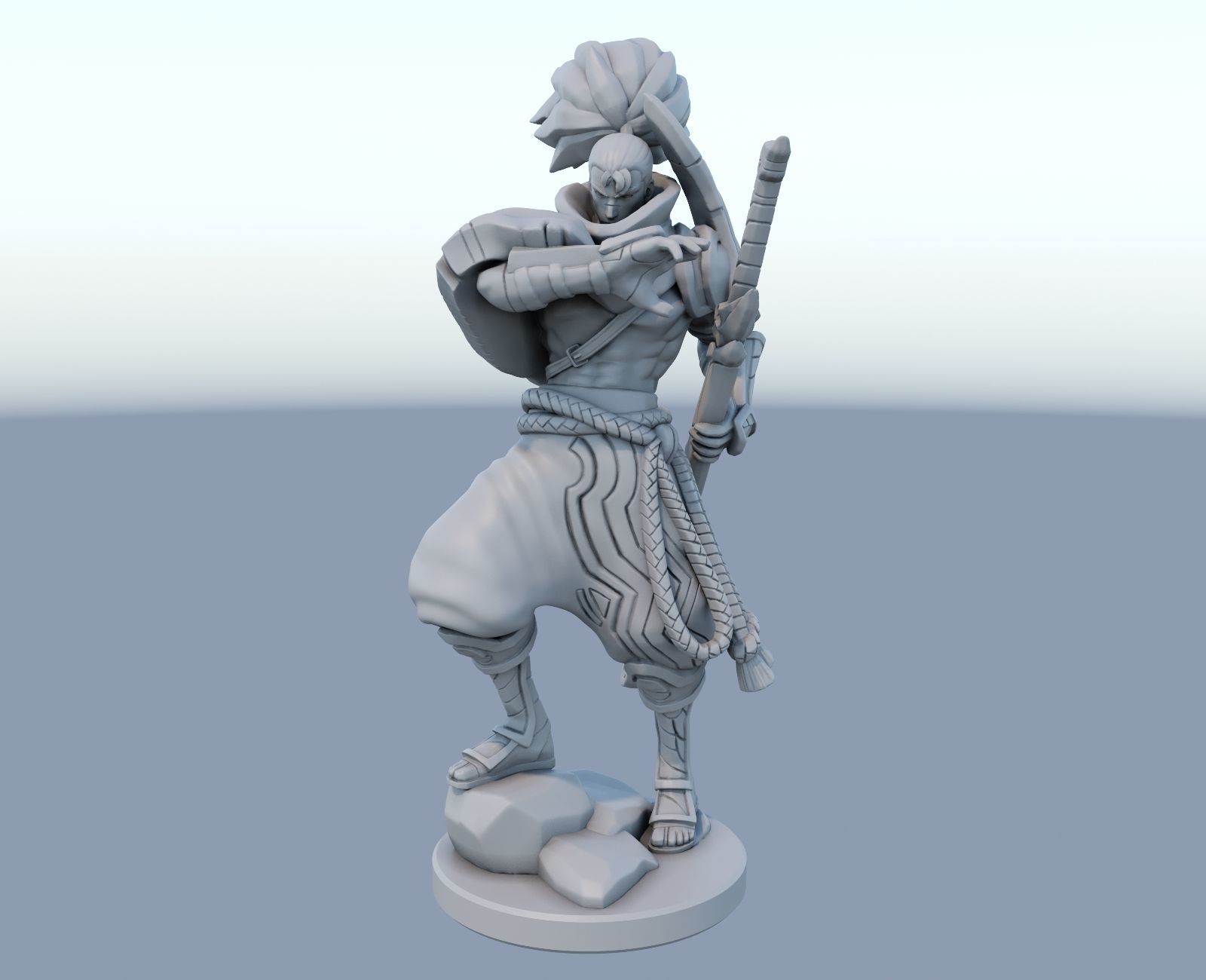 yasuo League of Legends 3D print model 3D print model_3